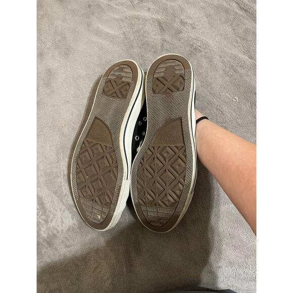 Converse Chuck Taylor Black SZ 10 Men 12 Women Low Top Tie New Strings - Picture 4 of 6